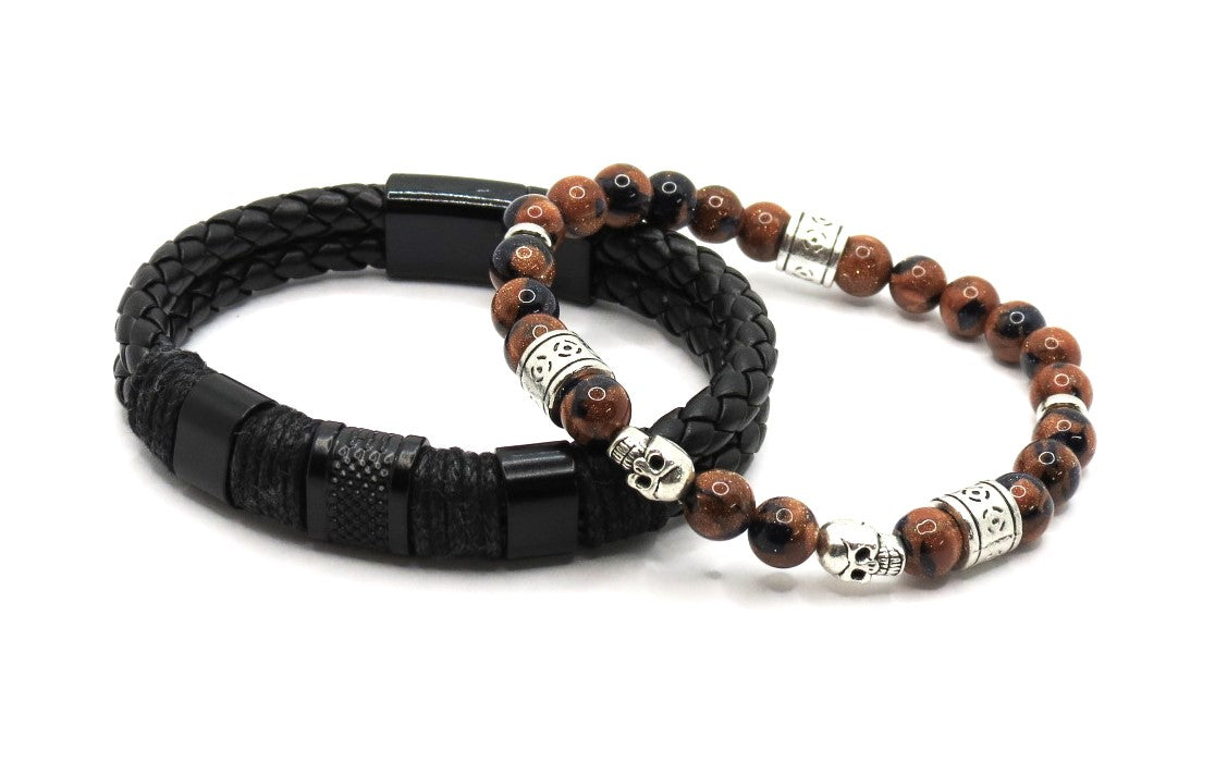 #10 Bracelet double pour homme