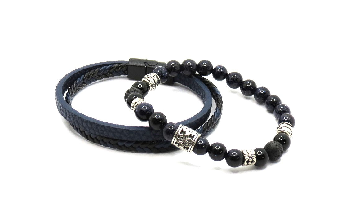 #16 Bracelet double pour homme