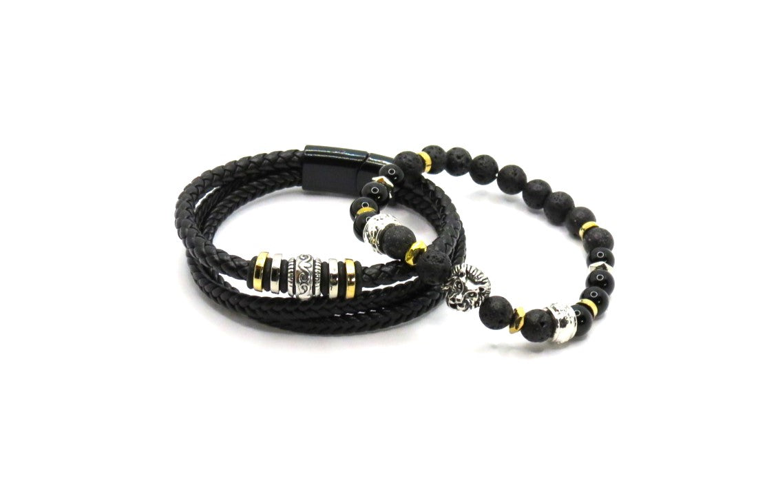 #22 Bracelet double pour homme