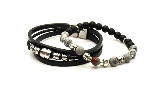 #4 Bracelet double pour homme