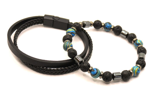 #6 Bracelet double pour homme