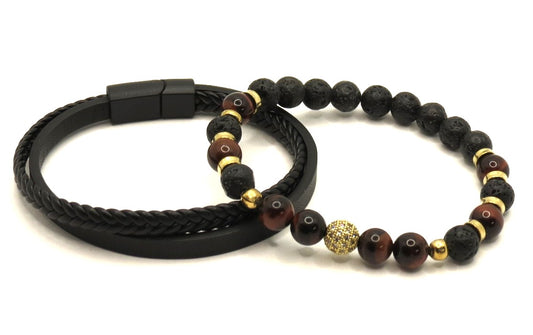 #9 Bracelet double pour homme